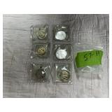 AMERICAN MINT,PRESIDENT COINS, LIBERIA, QTY 6, '04