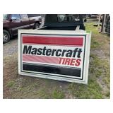 MASTERCRAFT TIRES SIGN-PLASTIC- 72' X48'