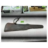 LEATHER GUN SCABBARD