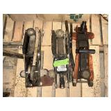 FLOOR JACKS X3 ONLY ONE WORKS
