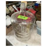 LARGE GLASS BOTTLE 19' TALL