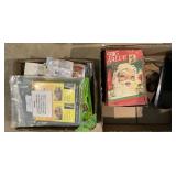MISC BOXES, SCISSORS, TAPE LOT