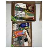 LOT OF MISC ITEMS, LIGHTERS, CANDLES, ETC
