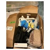 BOX MEDICAL BATHROOM ITEMS