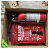 FIRE BLANKETS & EXTINGUISHER