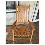 WOODEN ROCKING CHAIR