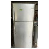 STAINLESS FRIGIDAIRE FRIDGE/FREEZER UNTESTED