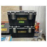 DEWALT STACKING TOOL BOXES X2
