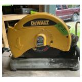 DEWALT CHOP SAW-WORKS