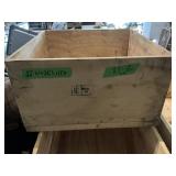 WOODEN CRATES X3