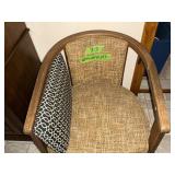 CURVED WOOD CHAIR