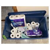 LARGE TOTE W TOILET PAPER