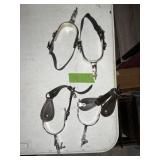 COWBOY SPURS 2 SETS 1 METAL 1 PLASTIC