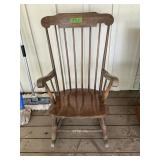 WOODEN ROCKING CHAIR