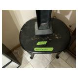 SMALL BLACK TABLE + CD HOLDER