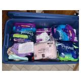 LARGE TUB, ADULT/CHILD DIAPERS