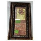DECORATIVE LOVE AND FLOWER PRINT
