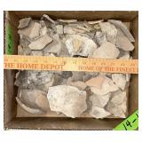 NATIVE AMERICAN CLAY POTTERY PIECES ï¿½ UNK ORIGIN