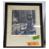FRAMED MONUMENT CIRCLE PRINT