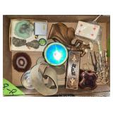 FAMILY BOY SCOUT BELT, SCISSORS, CARDS