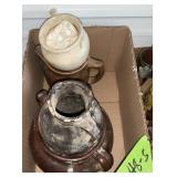 STONEWARE: POT, JUG, PITCHER