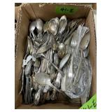MISMATCHED SILVER PLATE FLATWARE