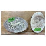 ERCOLAY STONE TRINKET BOXES X2