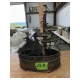 METAL FOUNTAIN ï¿½ NO PUMP