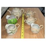MEIJI POTTERY JAPANESE TEA SET ï¿½ 6 PC