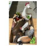 DUCK DECOYS, FIGURINES, OTHER SHOREBIRDS