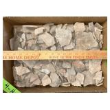 NATIVE AMERICAN CLAY POTTERY PIECES ï¿½ UNK ORIGIN