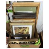 VARIETY OF FRAMED PRINTS
