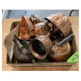 COPPER TEA KETTLES, JELLO MOLDS