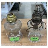 ALADDIN BEEHIVE KEROSENE LAMP CONVERTED TO ELECTR,