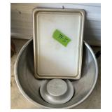 STAINLESS STEEL BOWL, PIZZA PANS