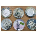 LIM. EDITION COLLECTORS PLATES X6 SEE DETAILS