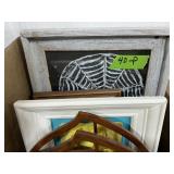 WOODEN SHELF, HAND DRAWN SPIDERWEB