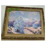 FRAMED PAINTING ï¿½ DESERT LANDSCAPE