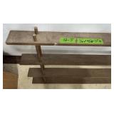HANDMADE NARROW WOOD SHELF