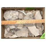 NATIVE AMERICAN CLAY POTTERY PIECES ï¿½ UNK ORIGIN