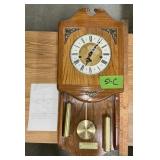HAND CRAFTED WALL CLOCK ï¿½ UNTESTED