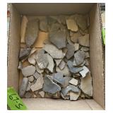 PIECES OF NATIVE AMERICAN CLAY POTTERY: UNMARKED