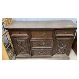 WOODEN SIDEBOARD WITH SILVERWARE DRAWER