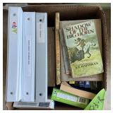 BOOKS, 3 RING BINDERS