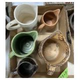 GLAZED STONEWARE PITCHERS: ONE IS SEQUENCE