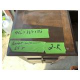 VINTAGE WOODEN VANITY DESK  6 DRAWERS WITH MIRRORS