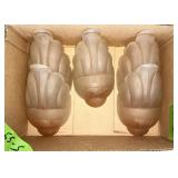 FROSTED GLASS SCONCE SHADES: FOR LIGHTS