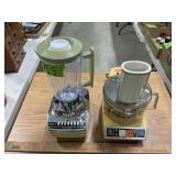 AVOCADO GREEN SEARS BLENDER/GE FOOD PROCESSOR