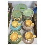 LA SOLANA POTTERY DISH SET ï¿½ PASTEL ï¿½ 38 PC