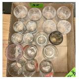 10 COORS STEMMED BEER GLASSES & OTHER DRINKING GLS